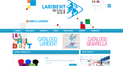 Desktop Screenshot of larident.it